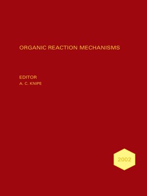 cover image of Organic Reaction Mechanisms, 2002